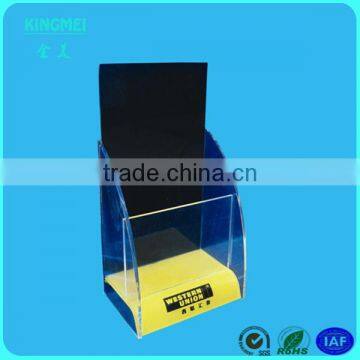 Shop Clear Table Top Acrylic A5 2 Tiers Brochure Display Holder, Magazine Rack photo-5