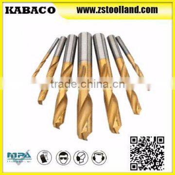 General Purpose TiN Solid Carbide 118deg HSS Straight Shank Twist Drills