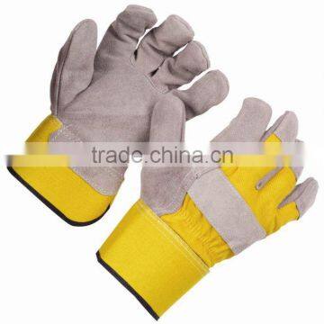 Full palm leather safety work gloves