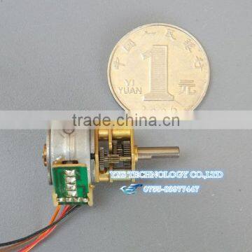 Micro Gear 15 Stepper Motor Stepper Motor Full Metal Gear Box 15mm 2 Phase 4 Wire 5v New photo-2