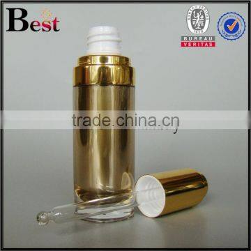 Acrylic Cosmetic Dropper Bottle 30ml 50ml 15ml Acrylic Serum Dropper Bottle Double Wall Plastic Lotion Bottle photo-5