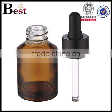 Wholesale Good Quality Empty Amber Green 30ml Glass Dropper Bottle Oblique Shoulder 30ml Glass Bottle With Dropper Essential Oil photo-4