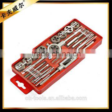 OK-tools 20Pcs Thread Cutting Tools Tap And Die Set