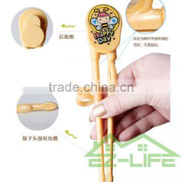 Healthy ECO Friendly Corn PLA Plastic Baby Training Chopsticks photo-2