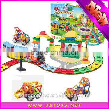 children plastic building blocks 3d diy magnetic toys for kids