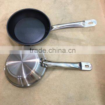China Nonstick Stainless Steel Forged Frying Pan/casserole Set photo-6