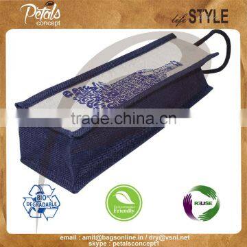 One Bottle Wine Bag With Rope Handle photo-4