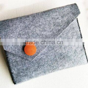 Best Selling Eco-friendly Grey Handmade Felt Purse