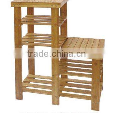 Wooden Bamboo Shoes Rack Stand photo-2