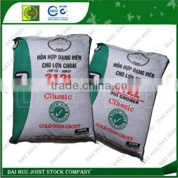 Printing with various colors PP woven bag for fowls feed