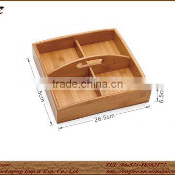 Bamboo Food Serving Storage Tray