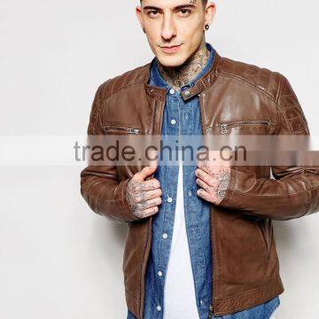 Leather Fashion Jacket for Men's