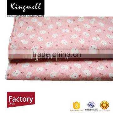 Digital Print Custom Design Cute Pink Printed Cotton Fabric photo-2
