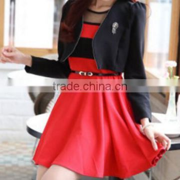 Latest fashion A line lady skirt design, plain short skirt, women summer skirt