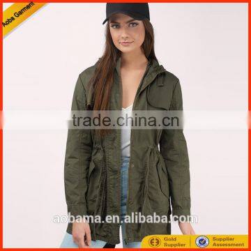 women winter new style women green ladies waterproof jacket