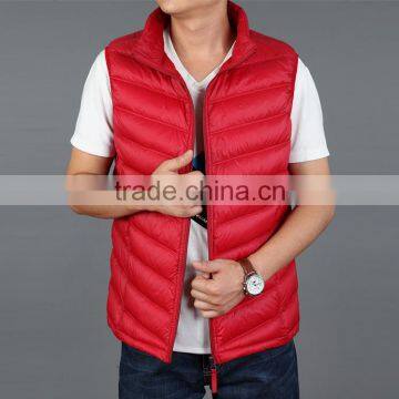 Most Popular Winter Orange Down Vest Winter Jacket Cheapest Price Winter Vest photo-5