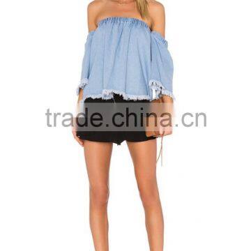 Factory Price Fashion Design Wholesale Girls Black Ruffle Shorts photo-4