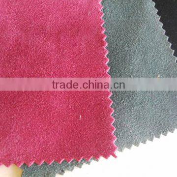 Pu Double Flocking Leather, Textile Fabric With Focking Leather for Shoes photo-3