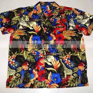 Jungle Print Hawaiian Shirts