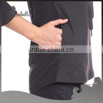 Womens Plain Pullover Hoodie Warm Hoodies Sweatshirt Workout Winter Casual Top photo-4