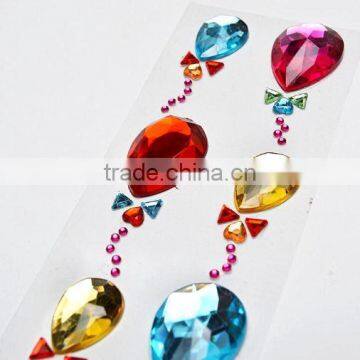 Crafts Gem Stickers, Well-being and Charming Crystal Stickers, Rhinestone Stickers photo-2