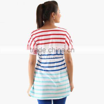 Stripe 3 Colors Women Online Maternity Dresses Wholesale photo-2
