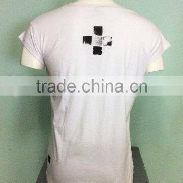 2017 Men T Shirt Short Sleeve With Pattern O Neck OEM Service Bulk Clothing photo-3