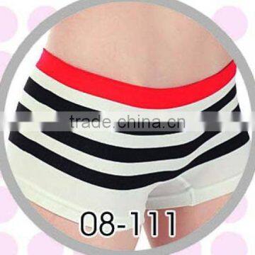 seamless lady underwear boxer short panty