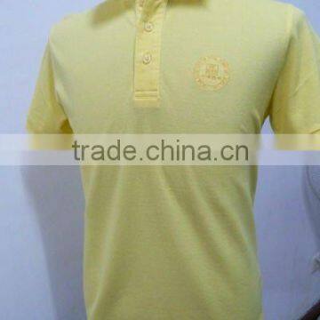 100% Pique Cotton Polo T-Shirt with Custom Made Embroidery Logo