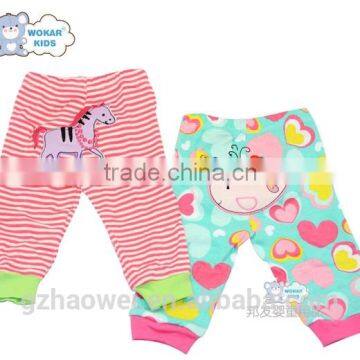 2017 New Design Baby Long Pants Cute Cartoon Embroidery Baby Cloth photo-5