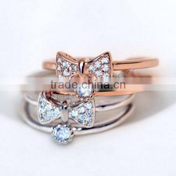 new design ladies finger ring Cubic Zirconia Sterling Silver Finger silver 925 new model ring