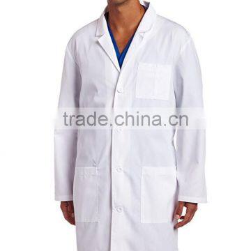 Quality Men Warm-up Scrub Jackets Long White Pockets Jacket photo-2