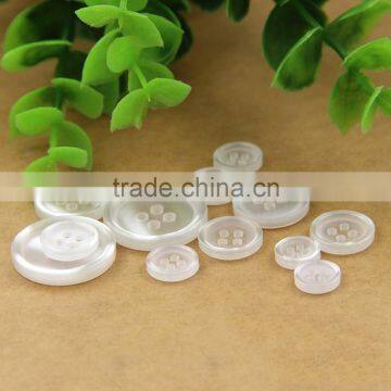 9mm-20mm 4-Holes White Translucent Resinic Resin Button For Shirts photo-5