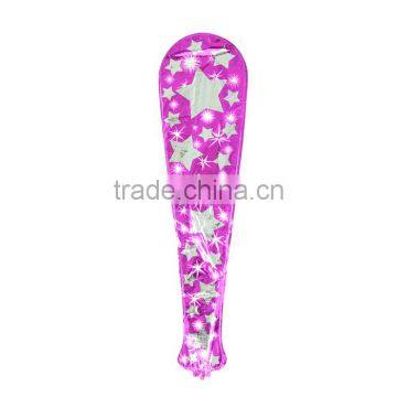 Aluminum Foil Balloons Party Decoration Baseball Bat Fuchsia Star Pattern photo-2