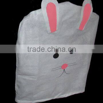 SET-4 White Felt EASTER BUNNY & RABBIT CHAIR COVER photo-2