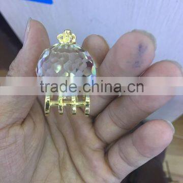Wholesale Crystal Cinderella Pumpkin for Crystal Gifts Glass Gifts Wedding Favors JC-CP-05 photo-2