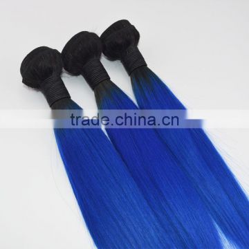 Quality 8a grade virgin hair colored two tone hair weave