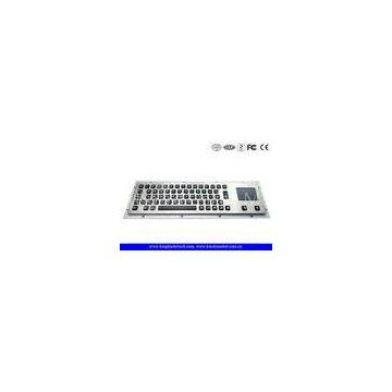 Waterproof Illuminated Metal Keyboard With Touchpad And 64 Led Backlit Keys