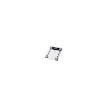 Square electronic tempered safety Glass Bathroom Weighing Scale with Overload indicator