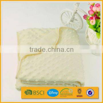Hot Sale Polyester New Born Thermal Embossed Micro Fleece Muslin Baby Blanket photo-3