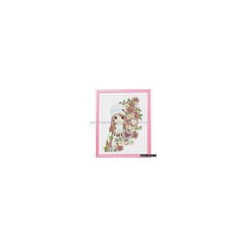 fashion cross-stitch, cross-stitch kit, handmade cross-stitch