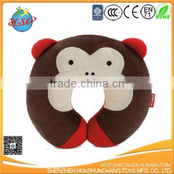 comfortable plush monkey shape neck pillow