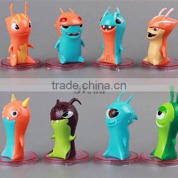 American Hot Anime cartoon Slugterra action figure set of 8pcs Slugterra PVC dolls 5cm action figure toys