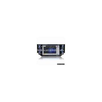 Dual Zone 5 inch one din in dash car dvd player with bluetooth/GPS/IPOD/two SD slot