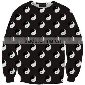 Fleece cool mens crewneck hoodie sweatshirt