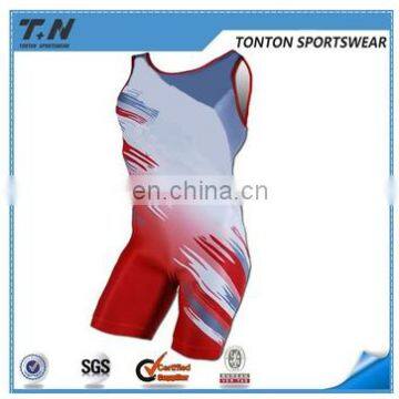 Cheap Custom Sublimation Wrestling Singlet for Sale photo-2