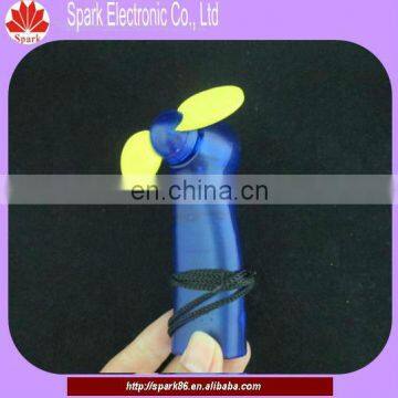 led flashing message mini fan