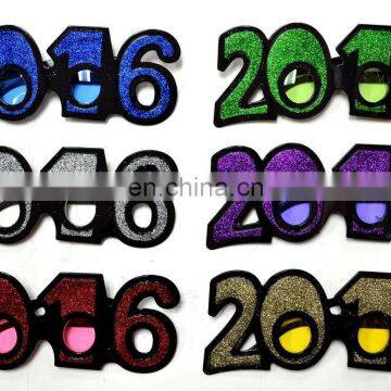 2016 New Years Eve Brand Glitter party glasses