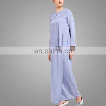OEM Manufactory Plain Baju Kurung Malaysia Women Clothing Baju Melayu for Ladies photo-3