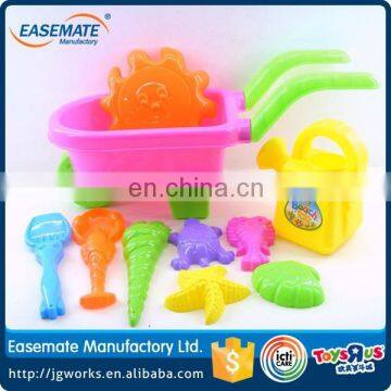 hot selling summer toy kids plastic sand shovels toy 10pcs